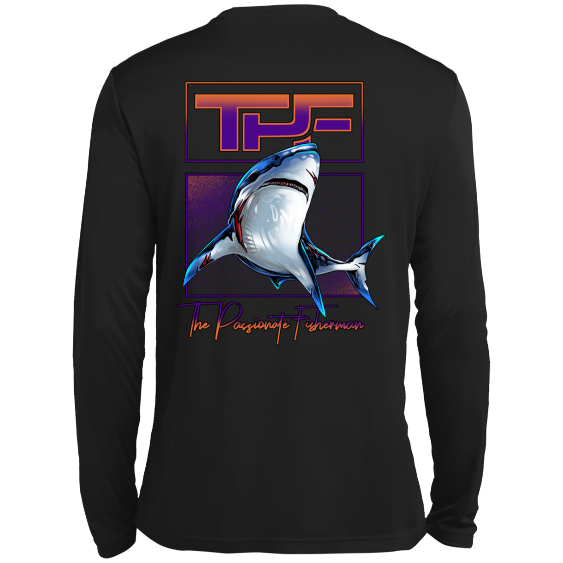 Great White Shark -TPF-Performance Fishing Shirt