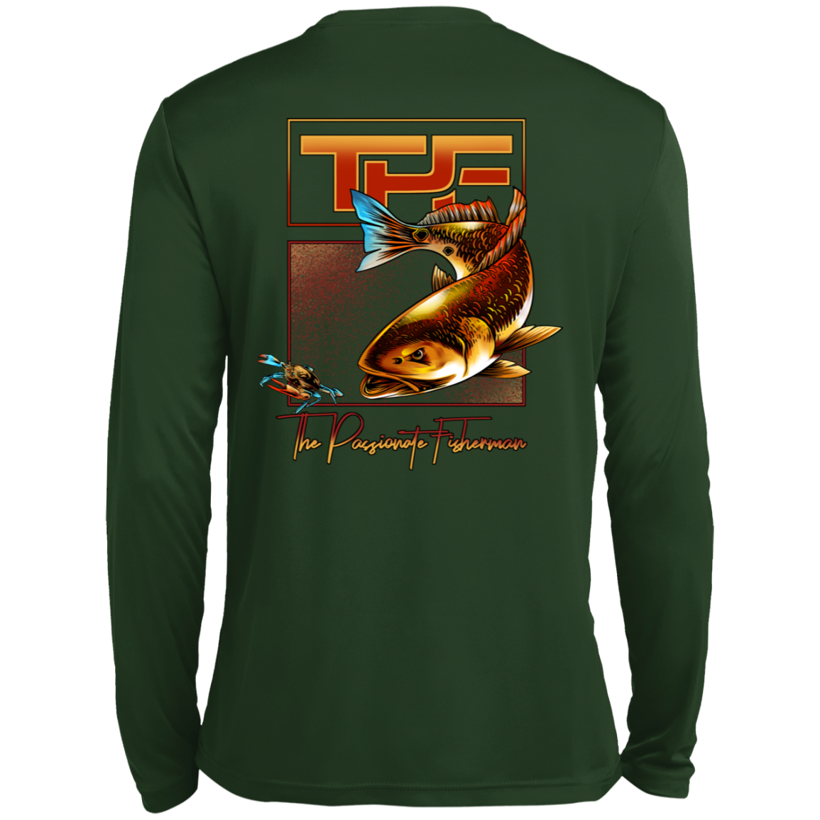 Blue Tail Redfish -TPF-Performance Fishing Shirt