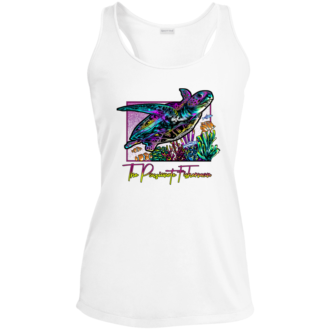 Sea Turtle-Ladies Performance Tank Top