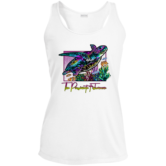 Sea Turtle-Ladies Performance Tank Top