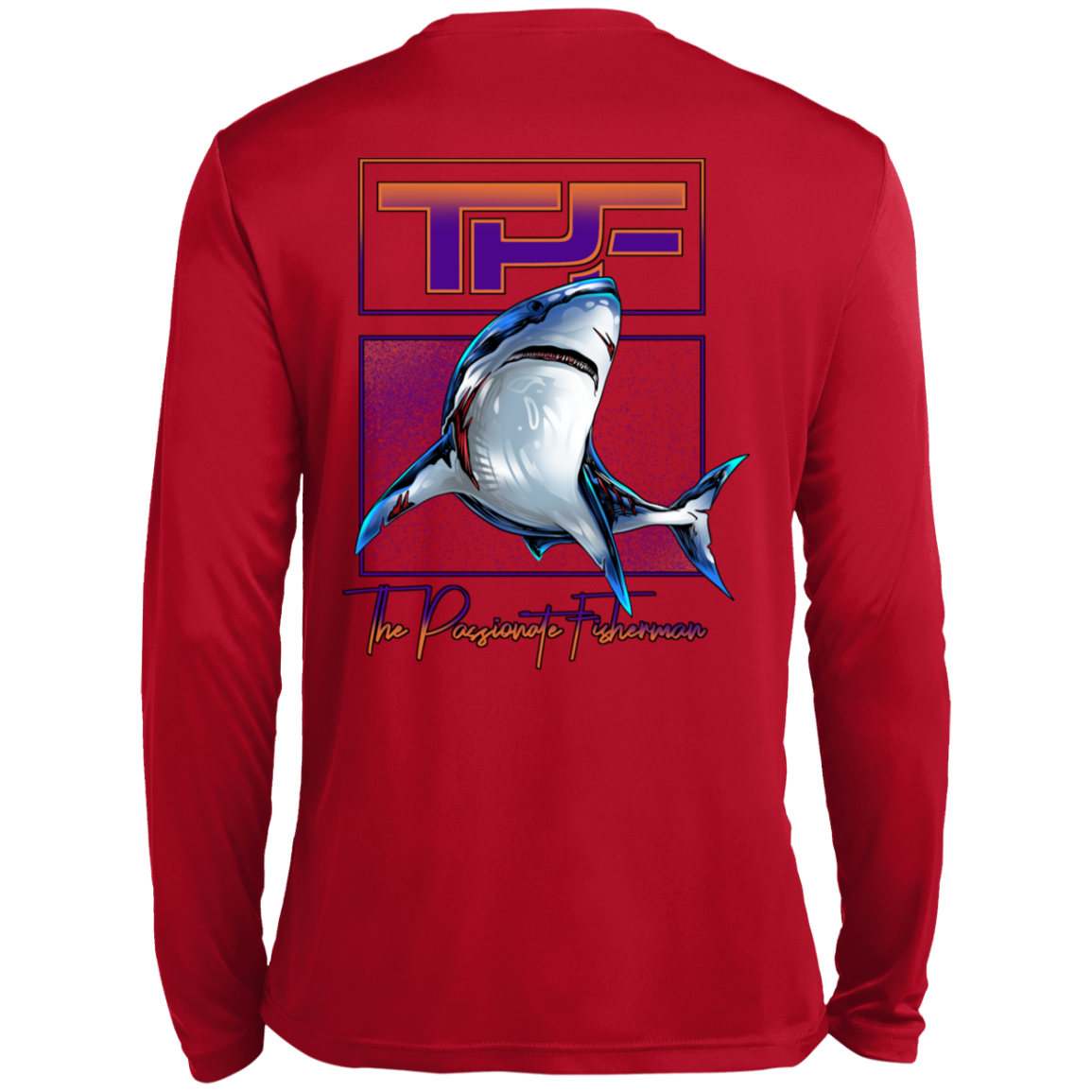 Great White Shark -TPF-Performance Fishing Shirt