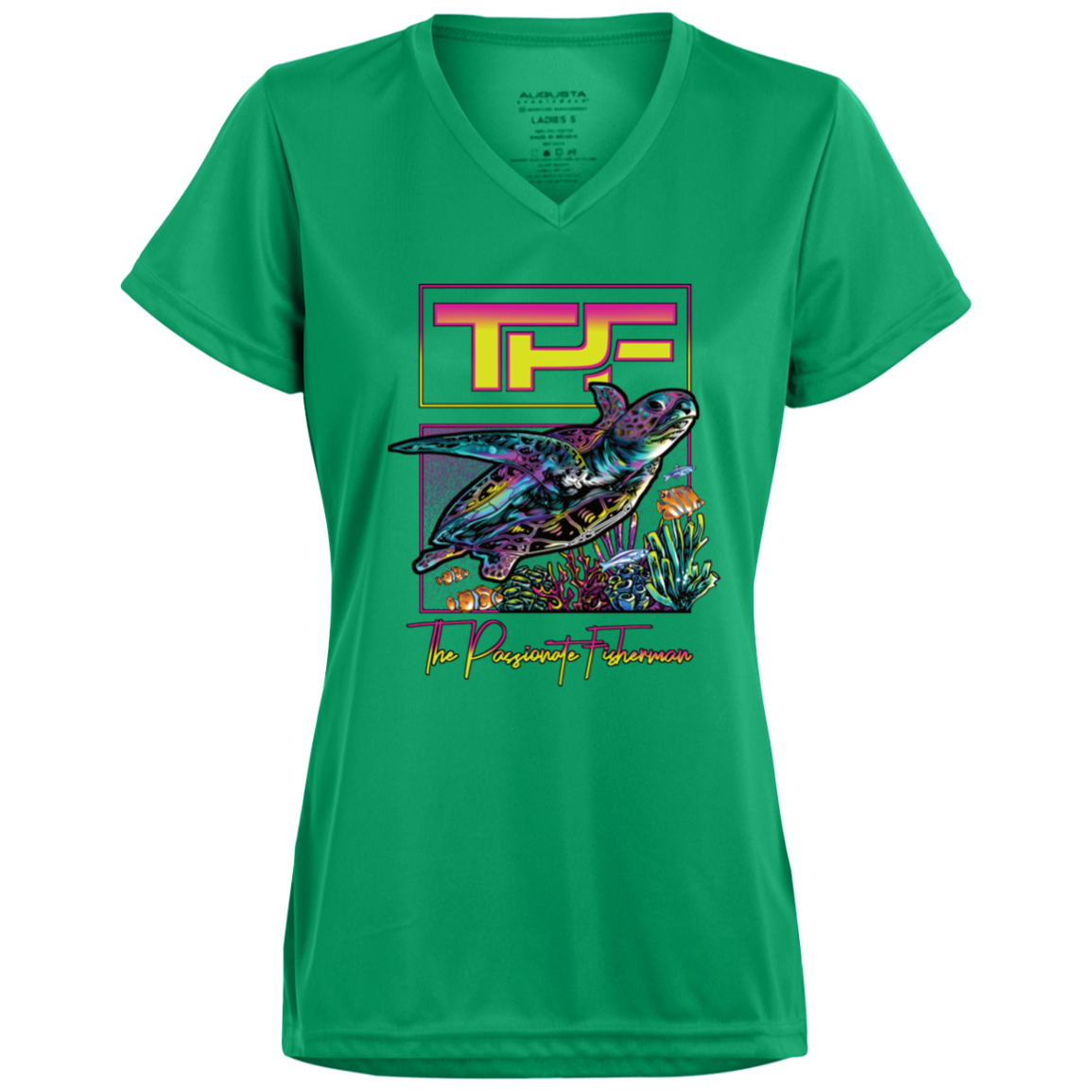 Sea Turtle-Ladies Performance T-Shirt