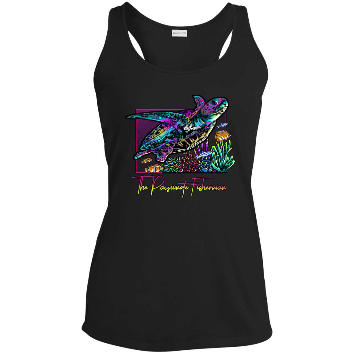 Sea Turtle-Ladies Performance Tank Top