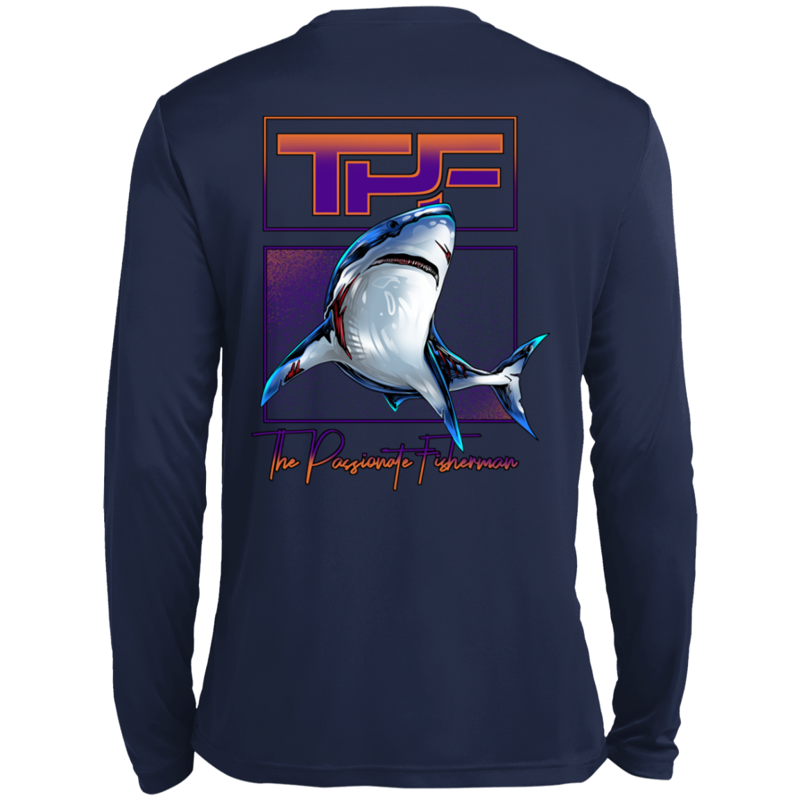 Great White Shark -TPF-Performance Fishing Shirt