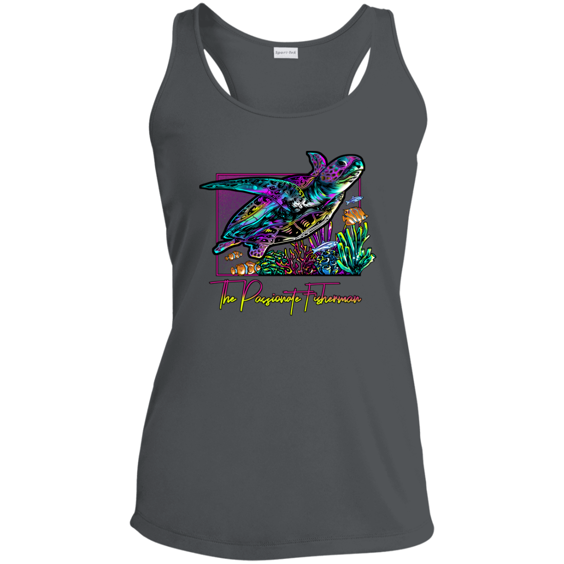 Sea Turtle-Ladies Performance Tank Top