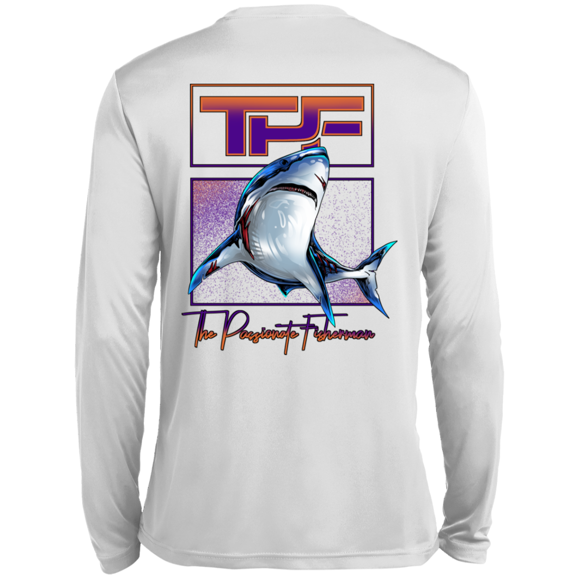 Great White Shark -TPF-Performance Fishing Shirt