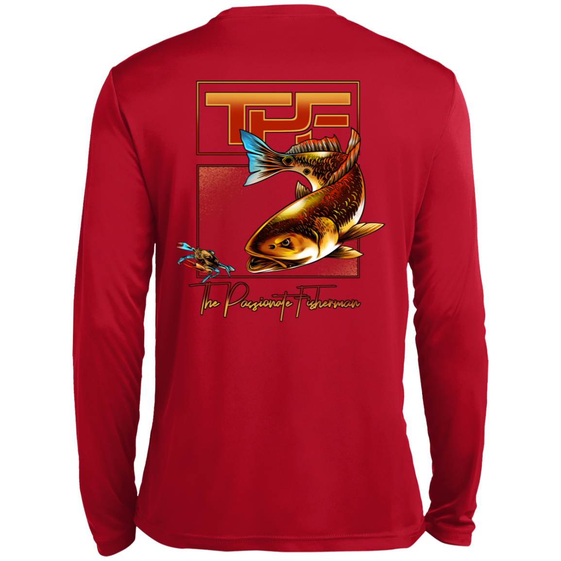 Blue Tail Redfish -TPF-Performance Fishing Shirt