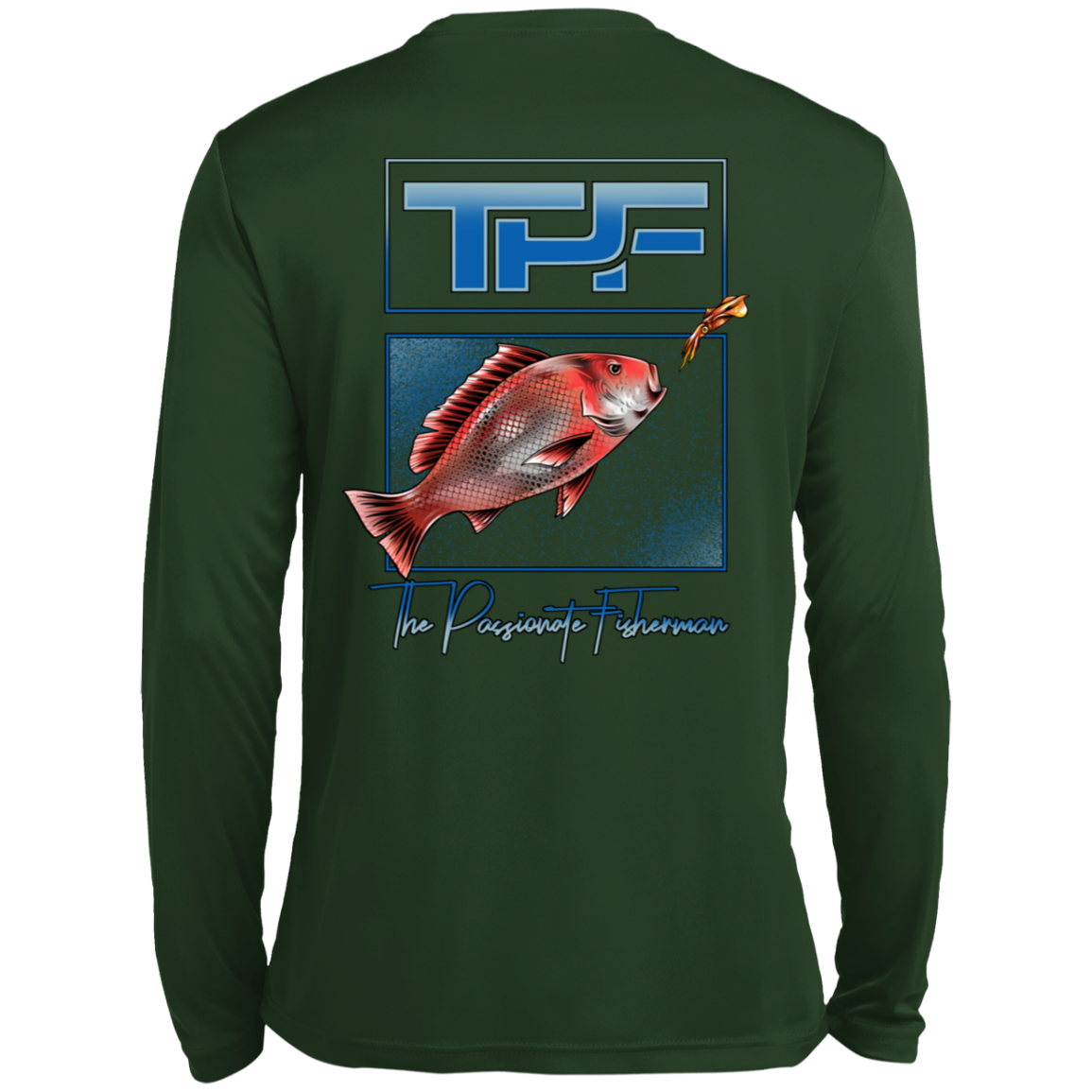 Red Snapper-TPF- Performance Fishing Shirt