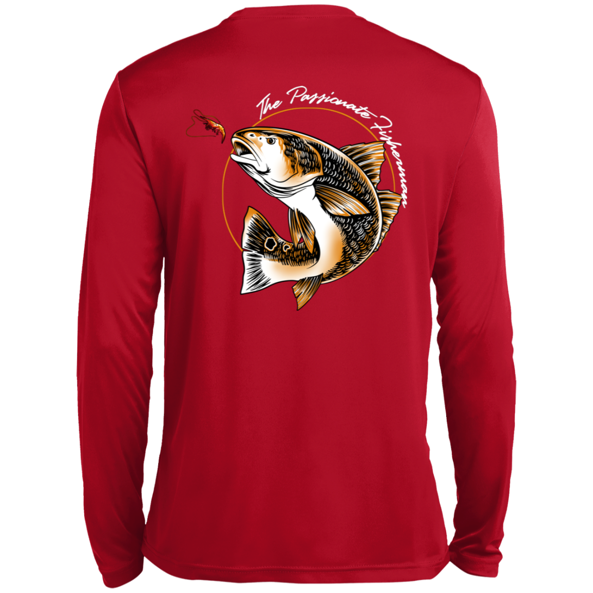 Redfish Logo-TPF-Performance Fishing Shirt