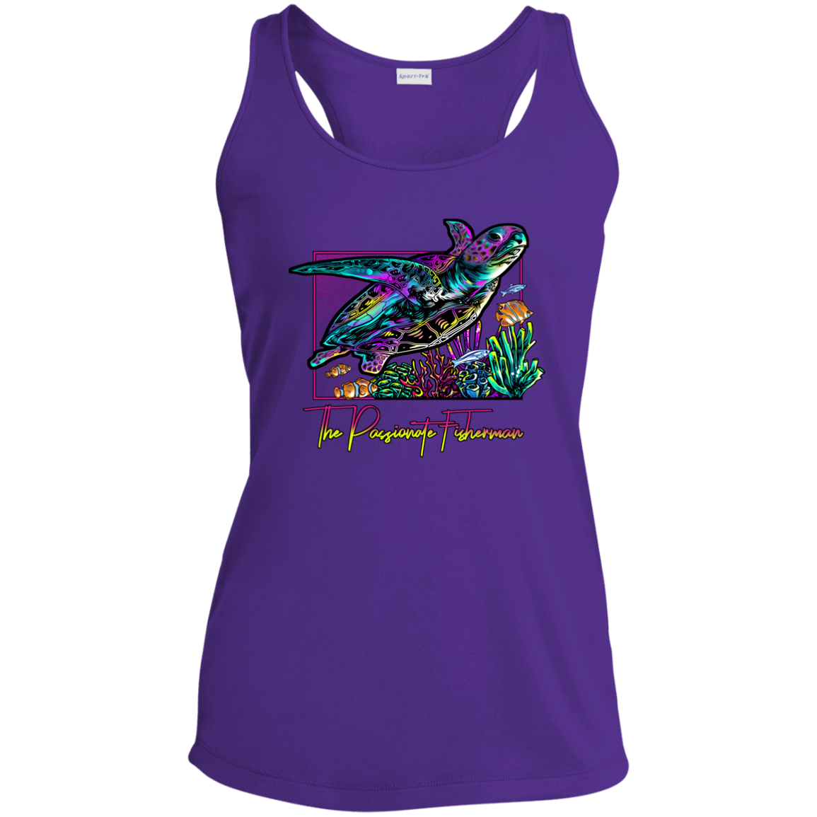 Sea Turtle-Ladies Performance Tank Top