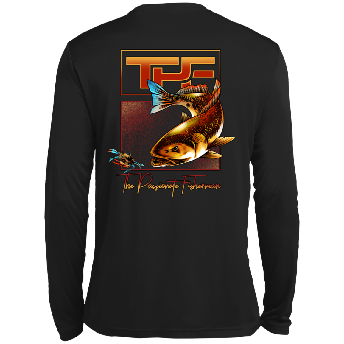 Blue Tail Redfish -TPF-Performance Fishing Shirt