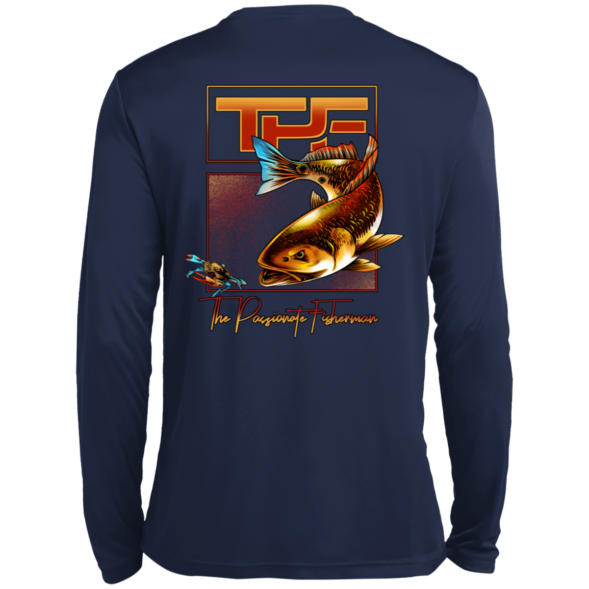 Blue Tail Redfish -TPF-Performance Fishing Shirt