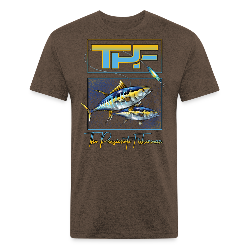 Yellowfin Tuna-TPF-T-Shirt - heather espresso