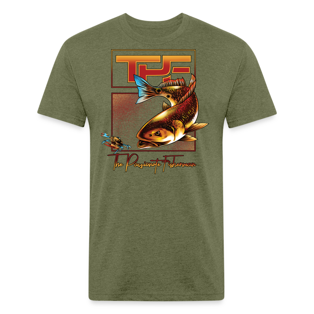 Redfish -TPF-T-Shirt - heather military green