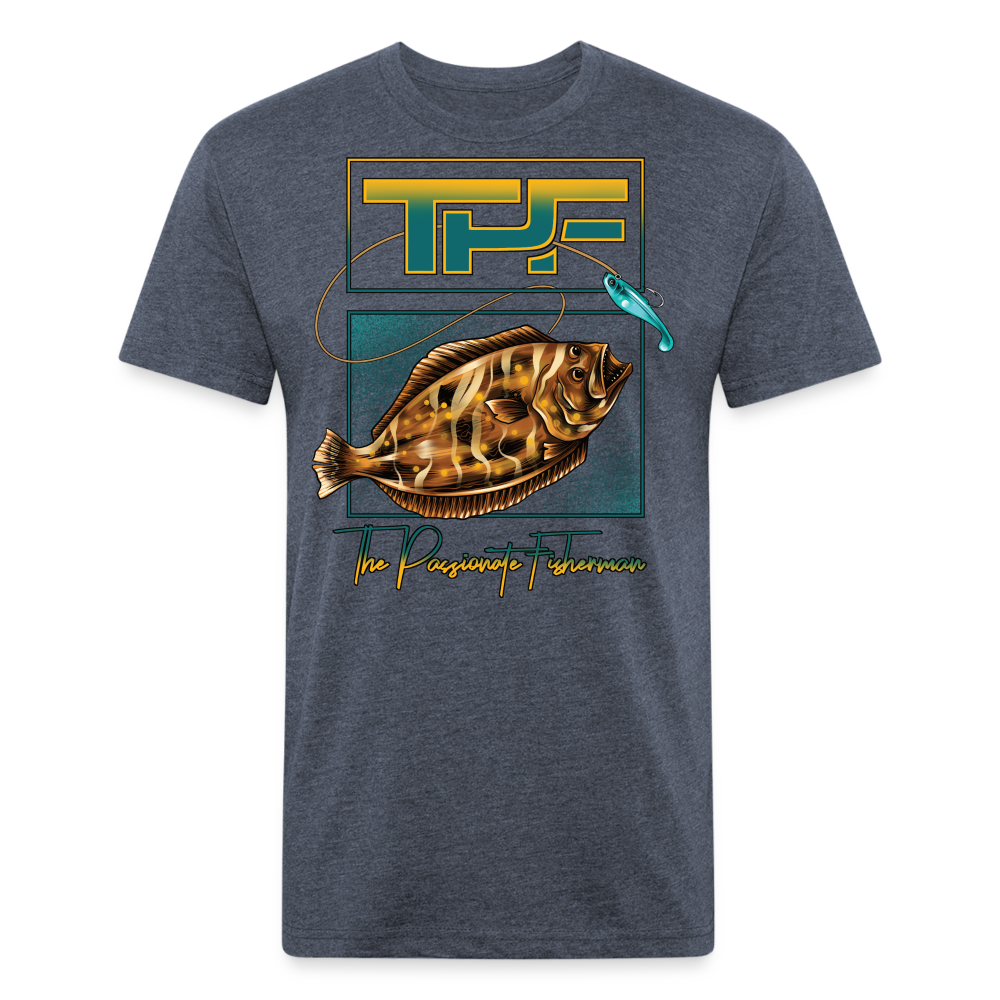 Flounder-TPF-T-Shirt - heather navy