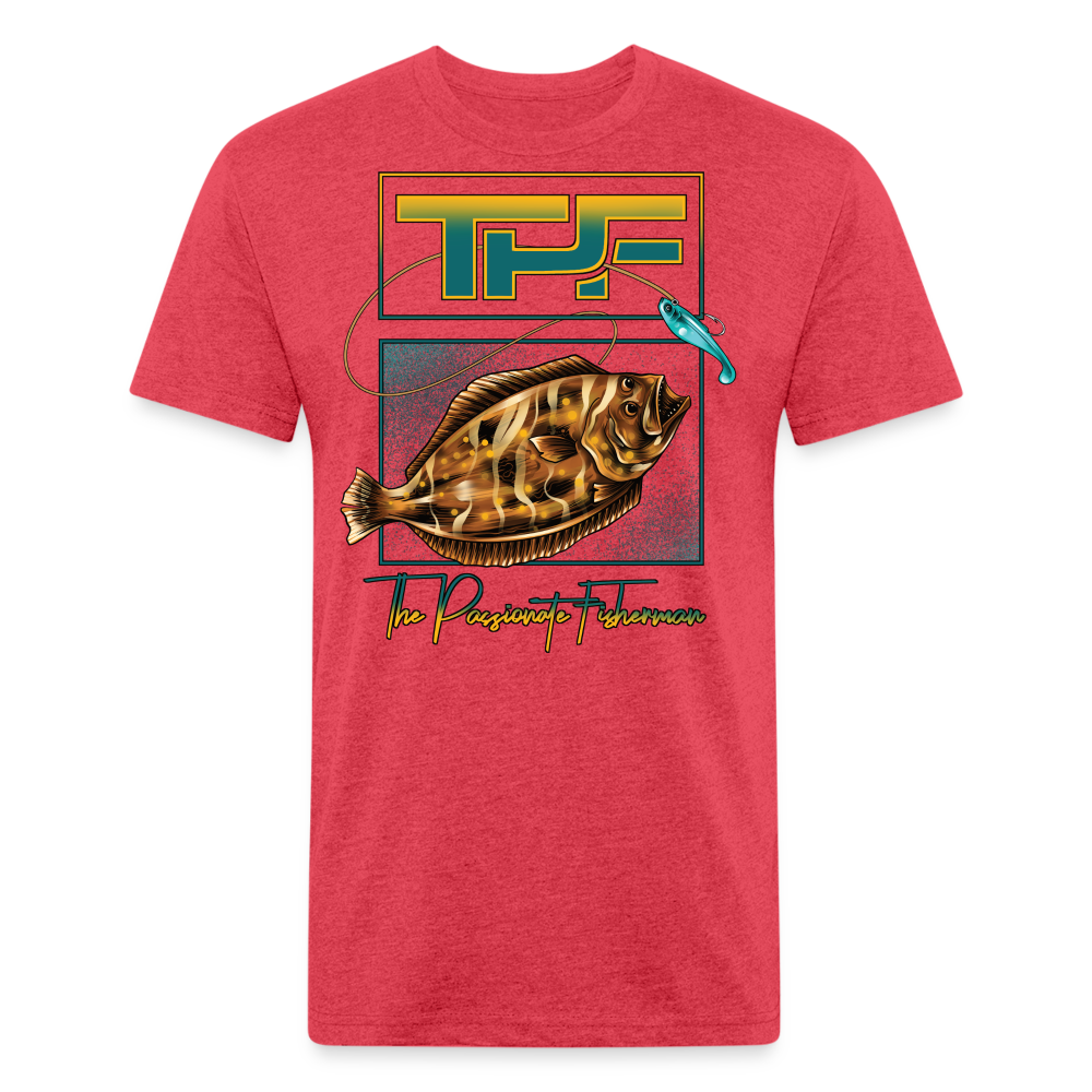 Flounder-TPF-T-Shirt - heather red