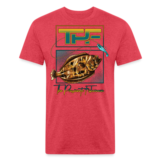 Flounder-TPF-T-Shirt - heather red