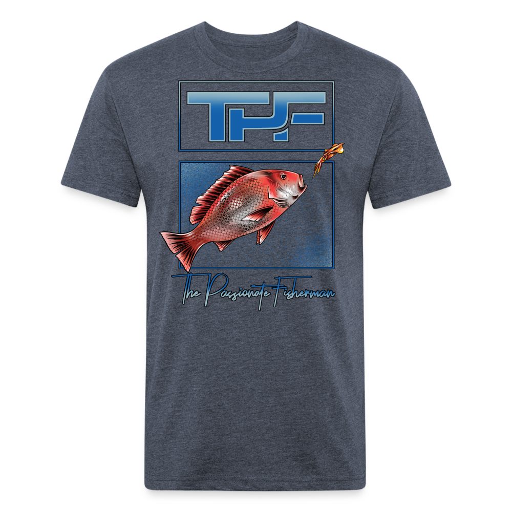 Red Snapper-TPF-T-Shirt - heather navy