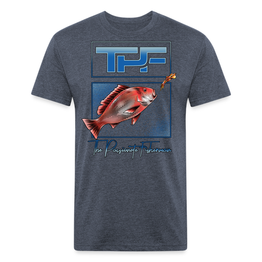 Red Snapper-TPF-T-Shirt - heather navy