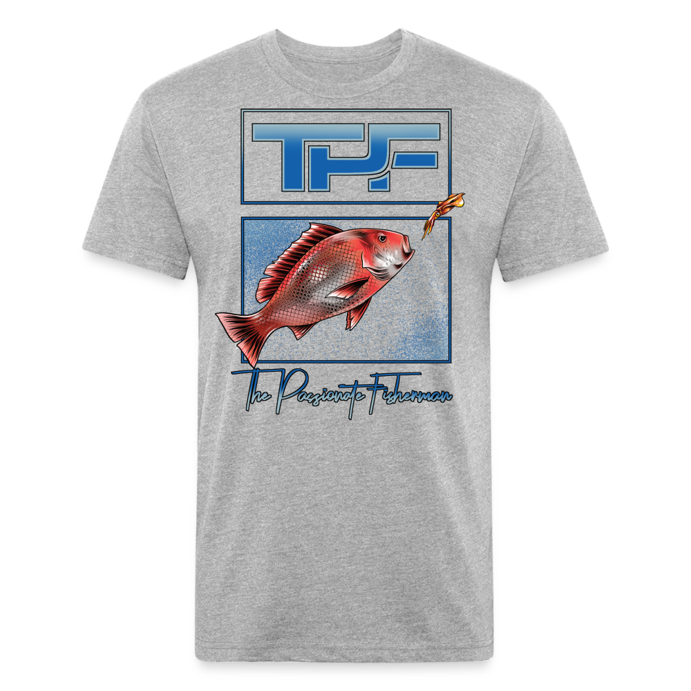 Red Snapper-TPF-T-Shirt - heather gray