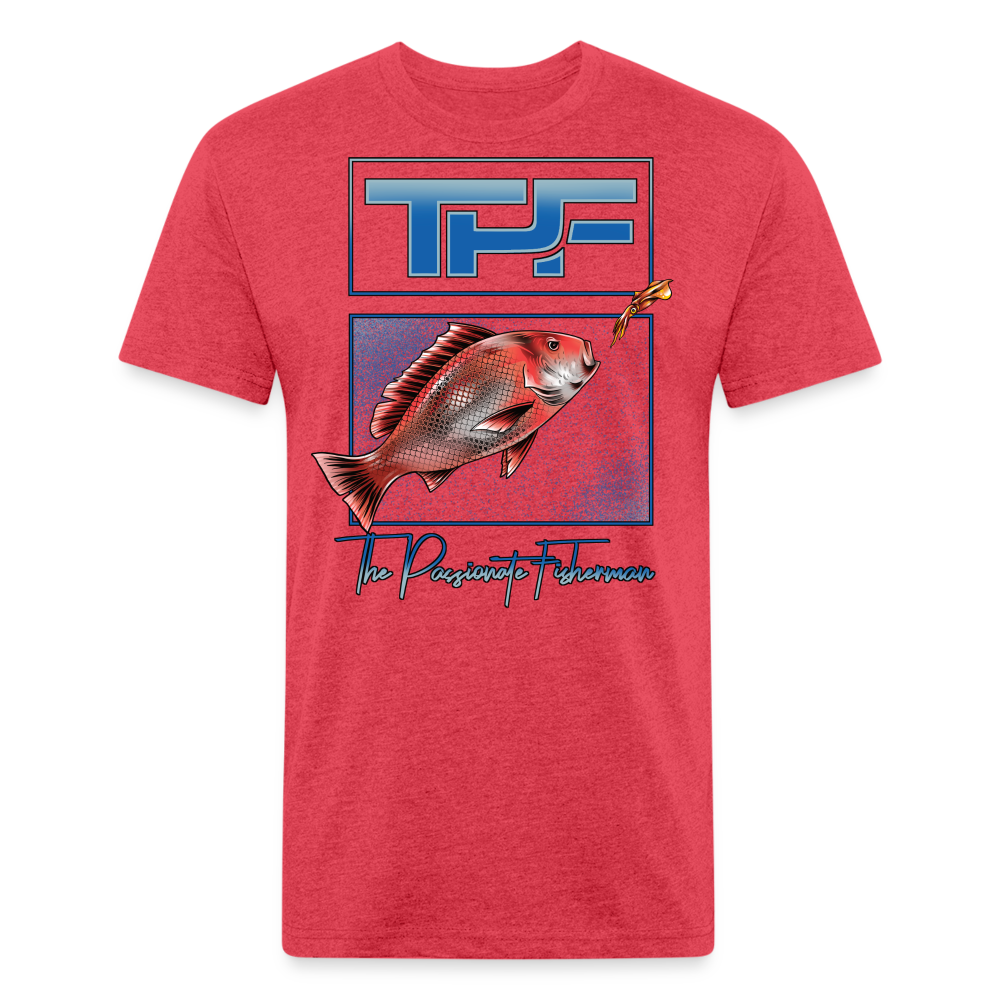 Red Snapper-TPF-T-Shirt - heather red