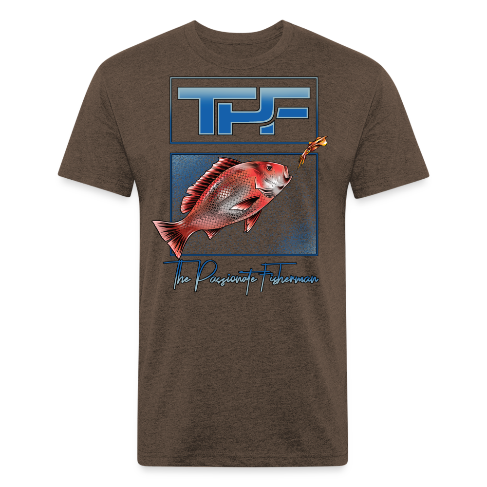 Red Snapper-TPF-T-Shirt - heather espresso