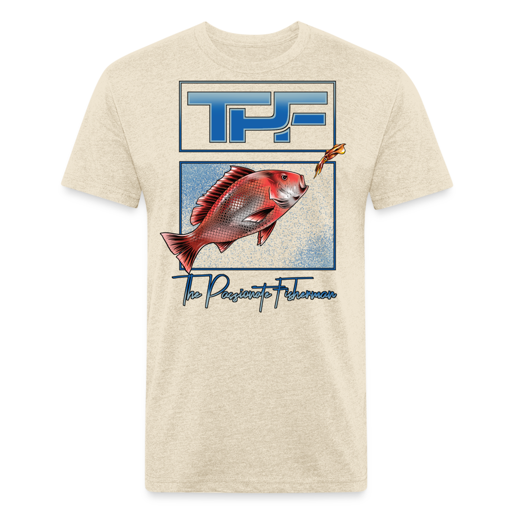 Red Snapper-TPF-T-Shirt - heather cream