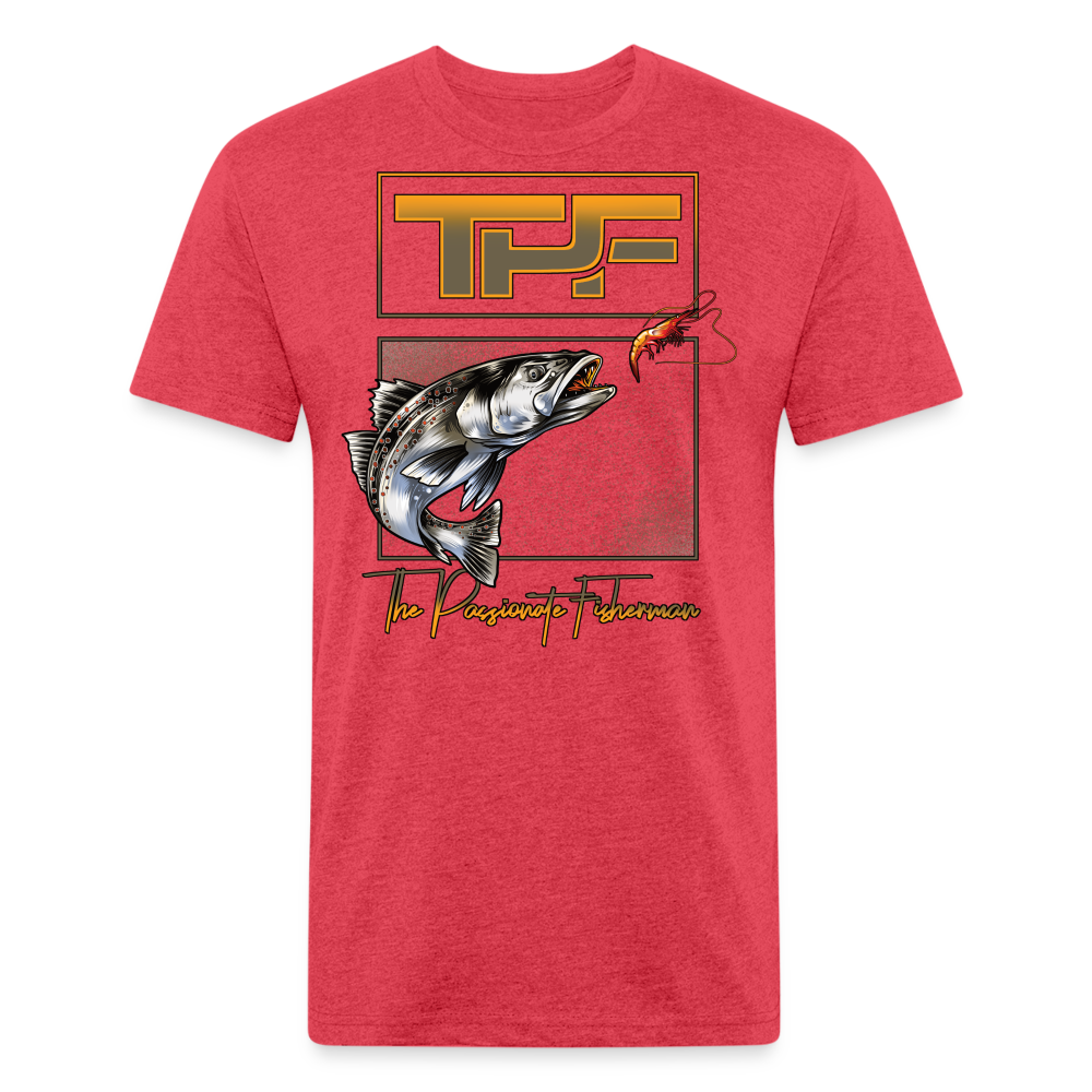 Speckled Trout-TPF-T-Shirt - heather red