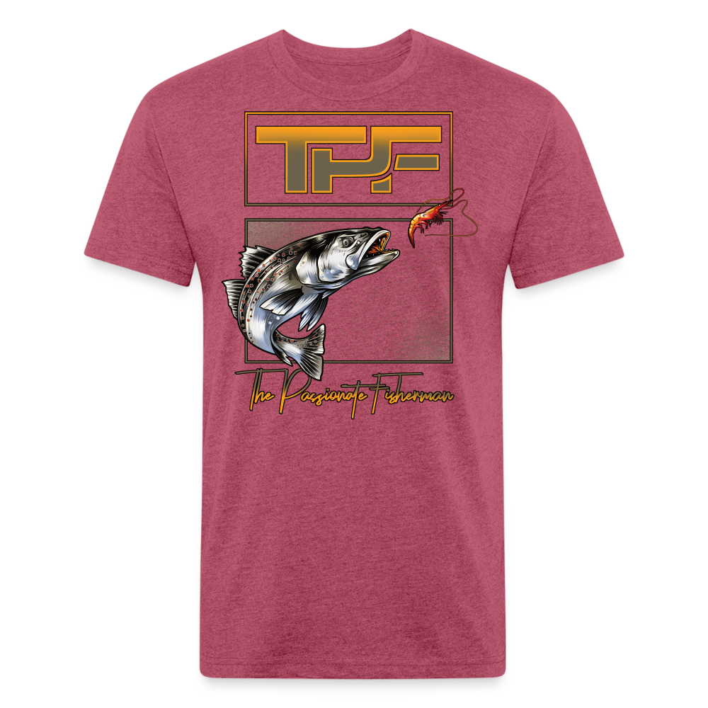 Speckled Trout-TPF-T-Shirt - heather burgundy