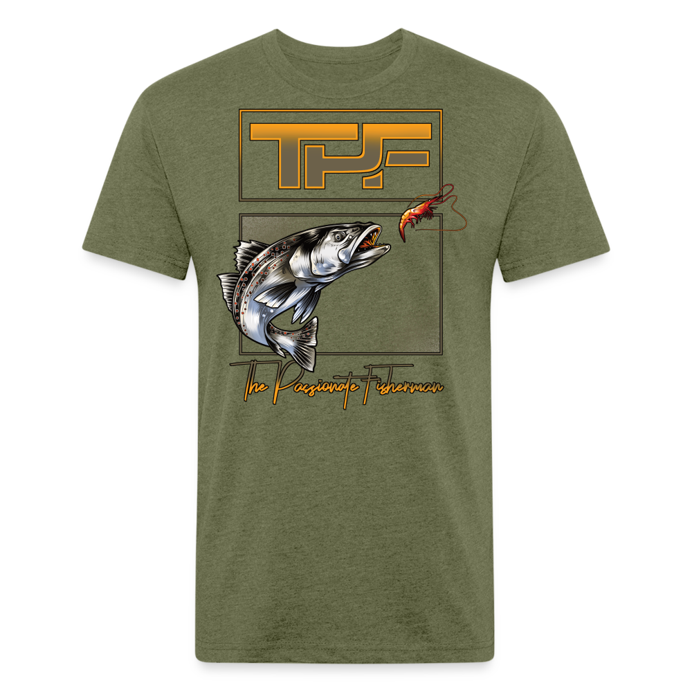 Speckled Trout-TPF-T-Shirt - heather military green