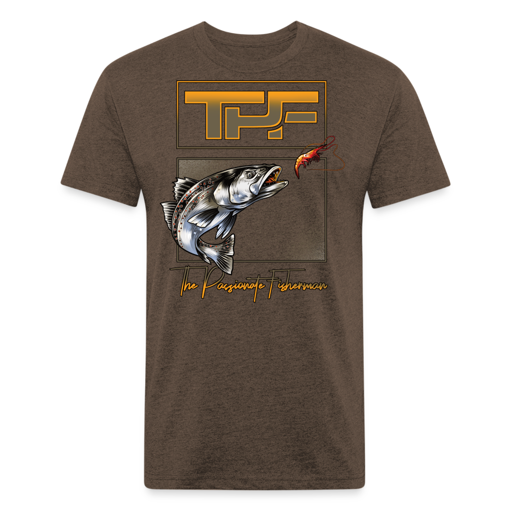 Speckled Trout-TPF-T-Shirt - heather espresso