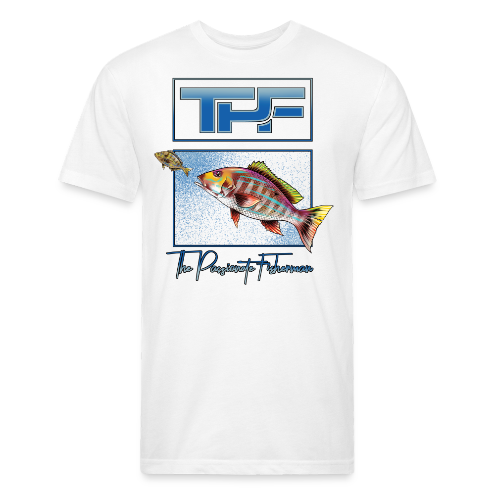 Mutton Snapper-TPF-T-Shirt - white