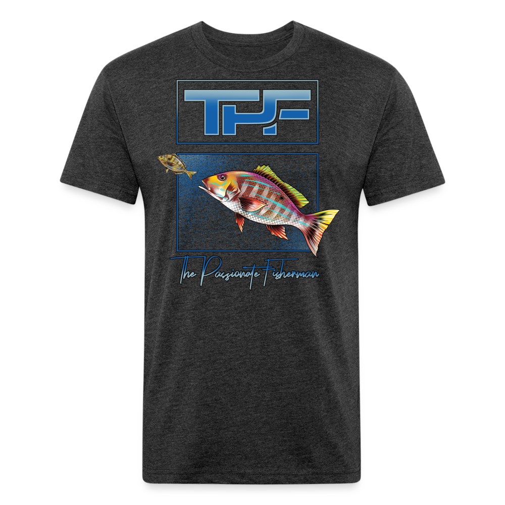 Mutton Snapper-TPF-T-Shirt - heather black