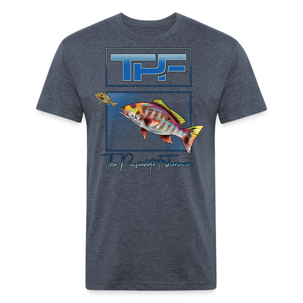 Mutton Snapper-TPF-T-Shirt - heather navy