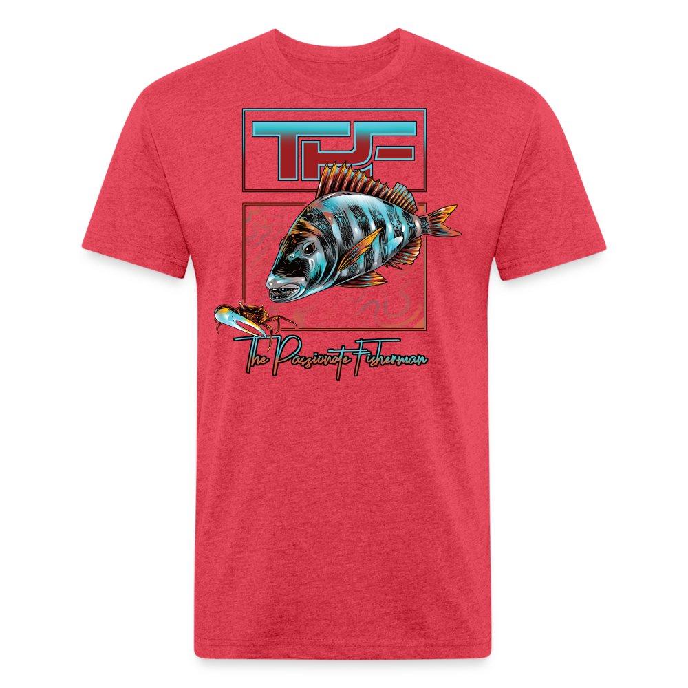 Sheepshead-TPF-T-Shirt - heather red