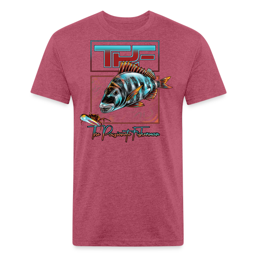 Sheepshead-TPF-T-Shirt - heather burgundy