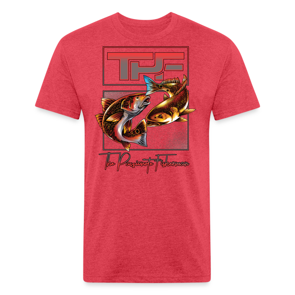 2 Redfish-TPF-T-Shirt - heather red