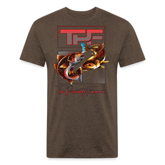 2 Redfish-TPF-T-Shirt - heather espresso