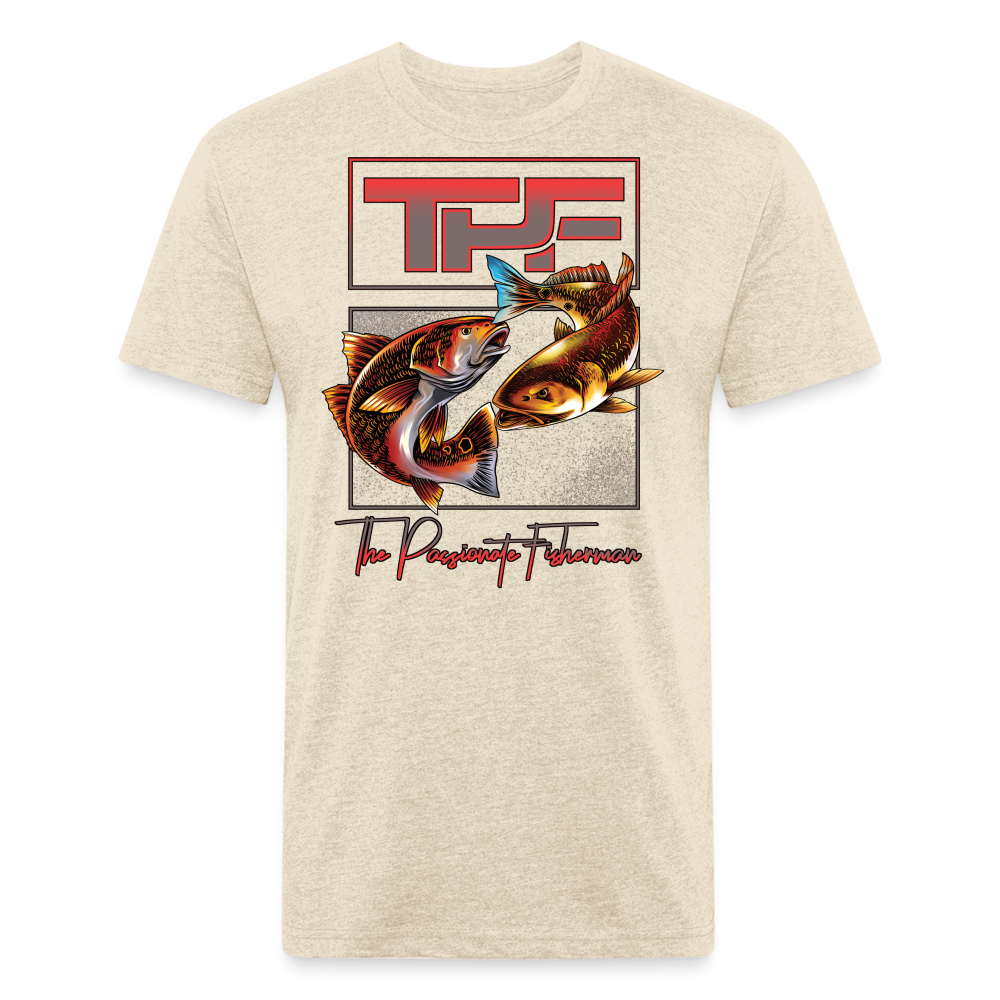 2 Redfish-TPF-T-Shirt - heather cream