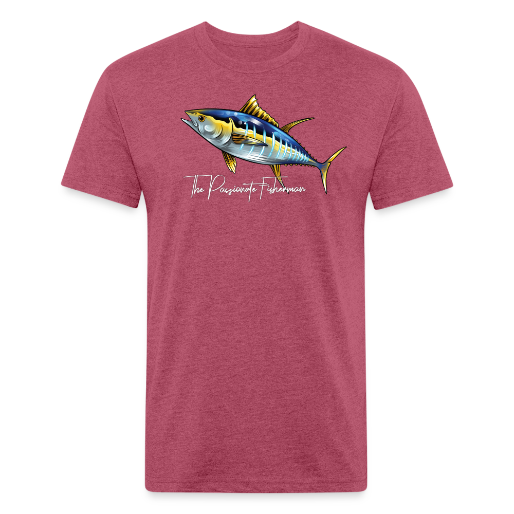 TPF-Yellowfin-T-Shirt - heather burgundy