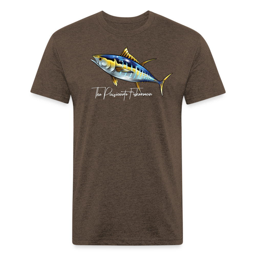 TPF-Yellowfin-T-Shirt - heather espresso