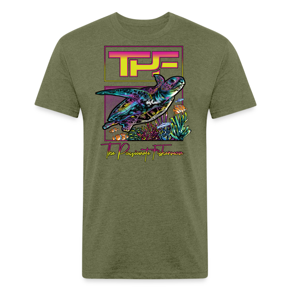 Sea Turtle-TPF-T-Shirt - heather military green